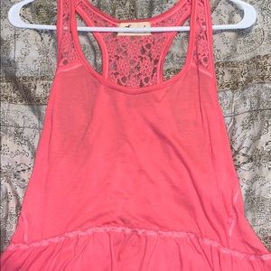 Pink Hollister Peplum Shirt